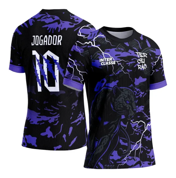 Camisa Interclasse Pantera Roxa - Arte Vetor