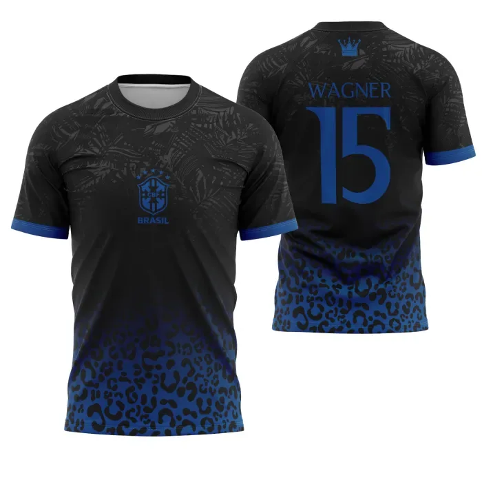 Arte Vetor Camisa Interclasse Brasil Pele de Onça - 0225