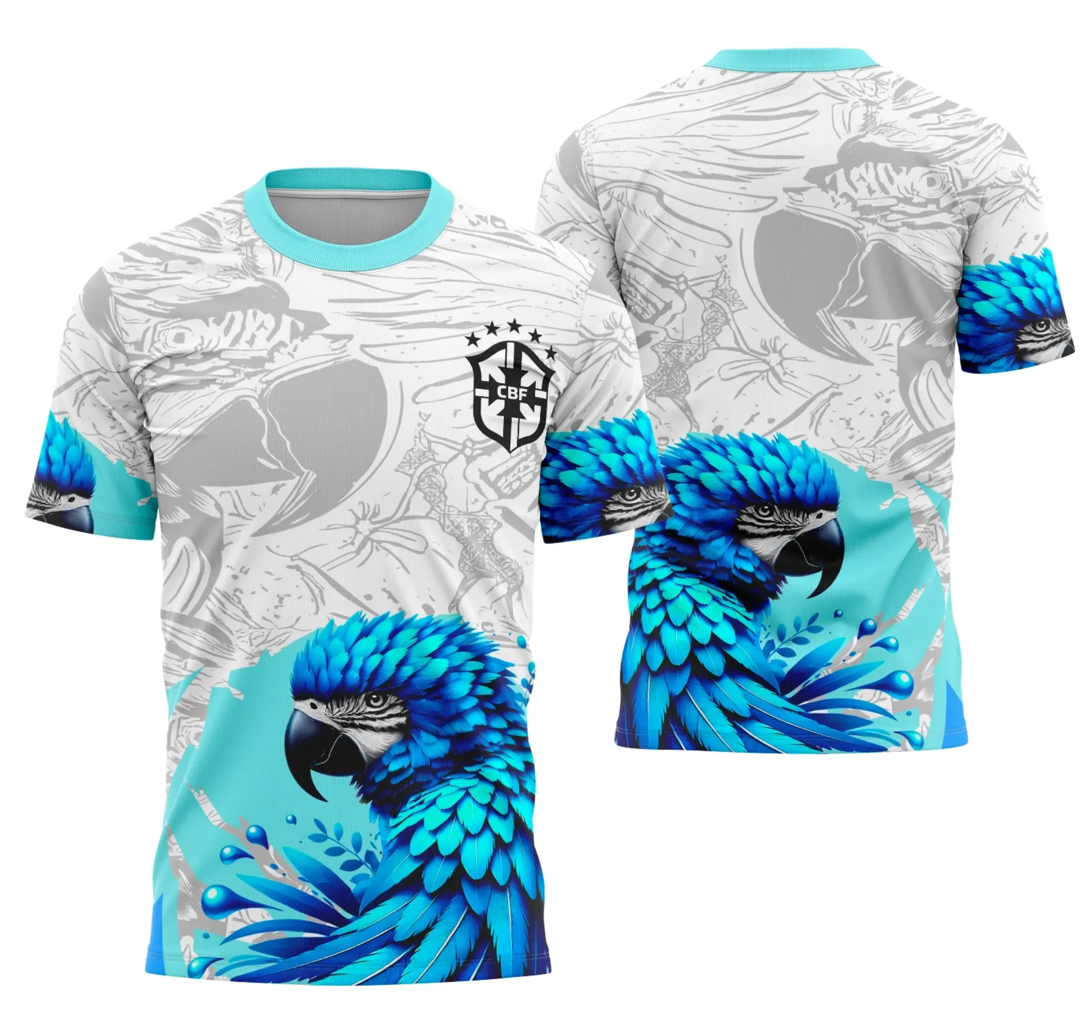 Camiseta unissex preta com logo no peito e estampa grande nas costas com tema Loro Interclasse, perfeita para eventos escolares e confraternizações.