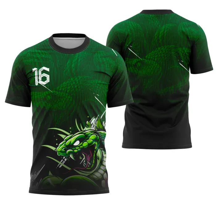 Arte Camisa Serpente Coleção Interclasse